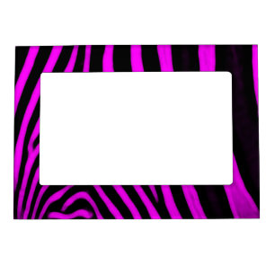 Zebra- Pink Magnetic Frame