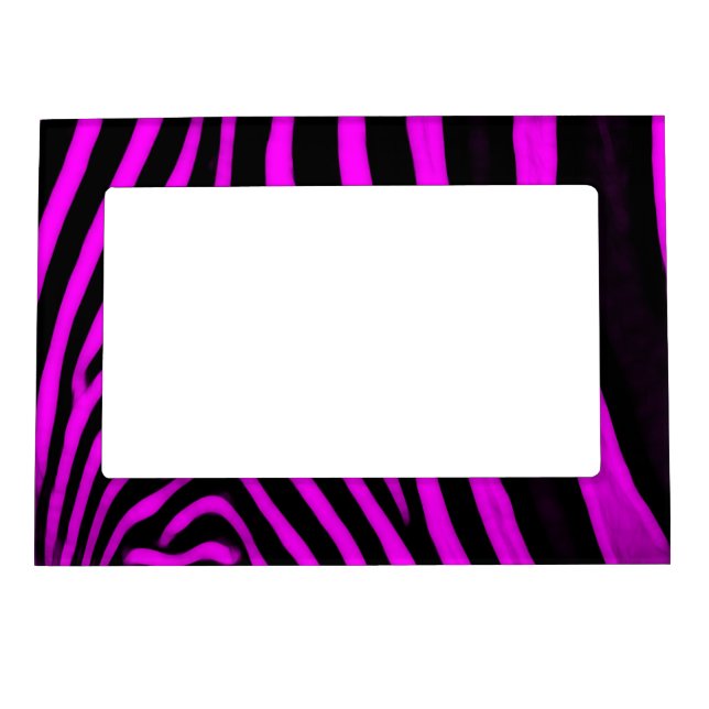 Zebra- Pink Magnetic Frame (Front)