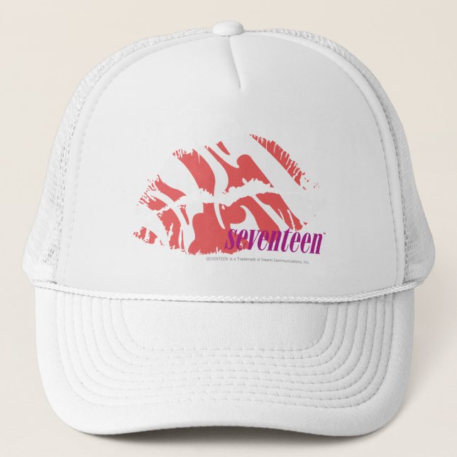 Zebra Pink Trucker Hat (Front)
