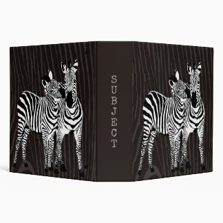 Zebra Play 3 Ring Binder