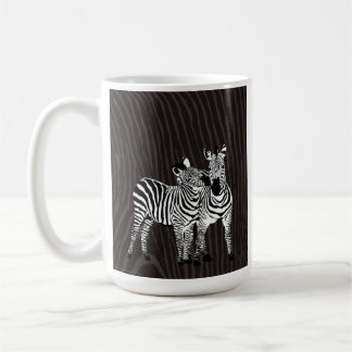 Zebra Play Bookplate Coffee Mug
