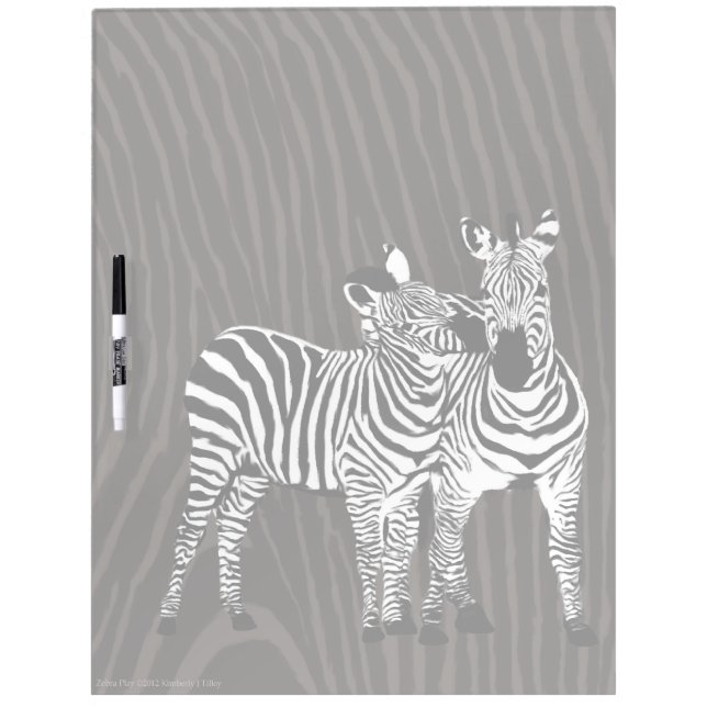 Zebra Play Dry Erase Board (Front)