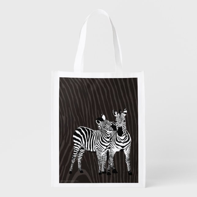 Zebra Play Grocery Bag (Front)