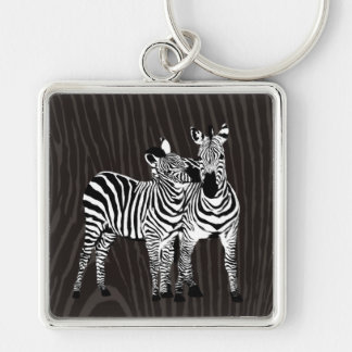 Zebra Play Keychain
