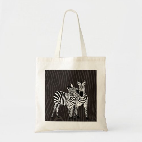 Zebra Play Tote Bag