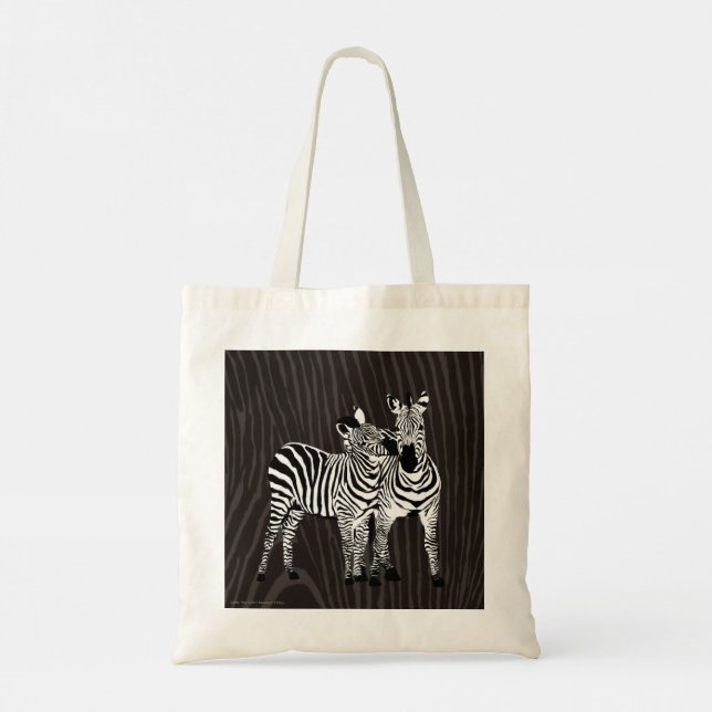 Zebra Play Tote Bag (Back)