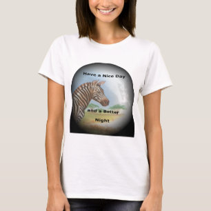 Zebra Portrait, Amboseli: he Spirit of the Savanna T-Shirt