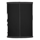 Zebra portrait black and white lamp shade (Back)