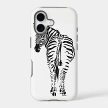 Zebra Portrait Iphone case
