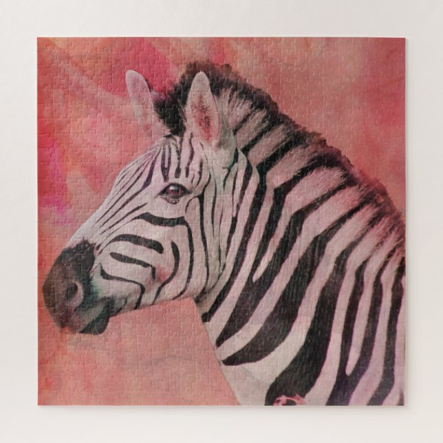 Zebra Portrait Jigsaw Puzzle (Vertical)