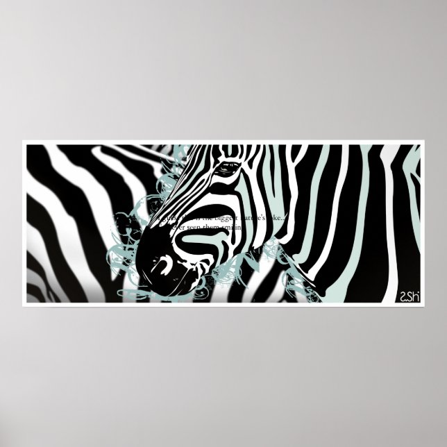 Zebra Poster (Front)