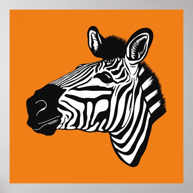 Zebra Poster (Front)