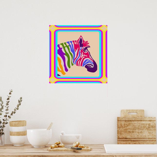 Zebra Poster (Kitchen)
