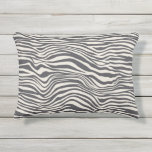 Zebra Print Accent Pillow