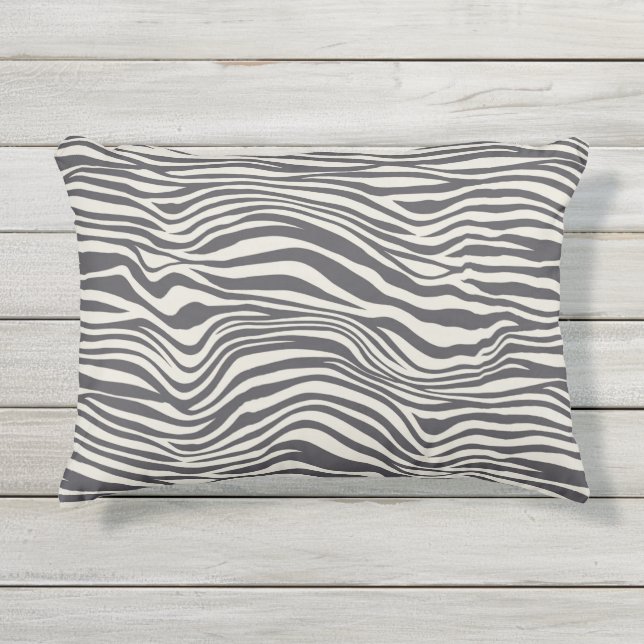 Zebra Print Accent Pillow (Front)