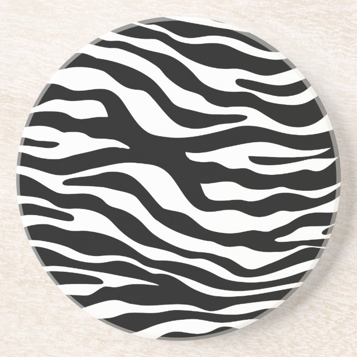 zebra print animal pattern cheetah leopard drink coasters