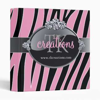 Zebra Print Appointment Binder