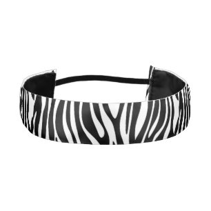Zebra Print Athletic Headband
