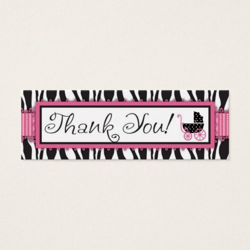 Boutique Chic Girl TY Skinny Gift Tag Business Card