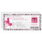 Zebra Print Bachelorette Party Boarding Pass
