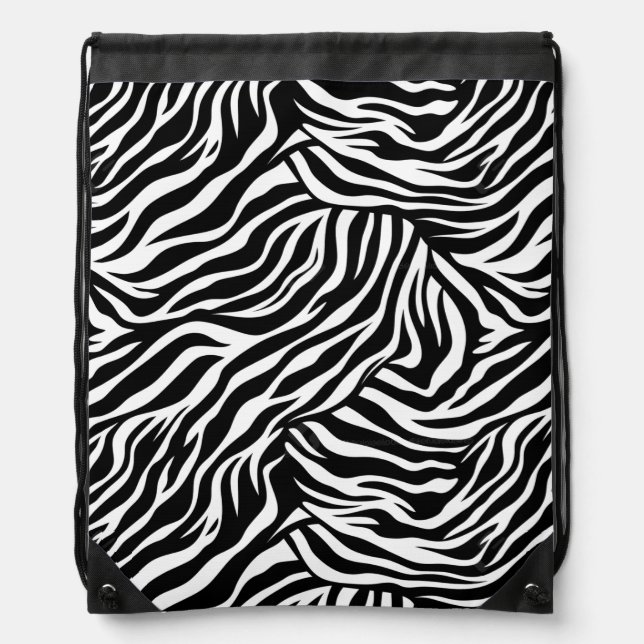 Zebra Print Backpack (Front)