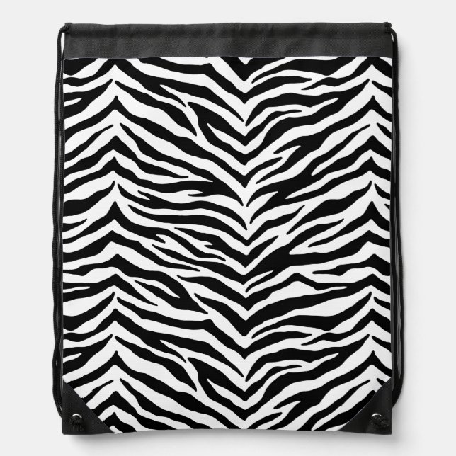 Zebra Print Backpack (Front)