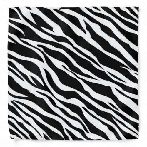 Zebra Print Bandana