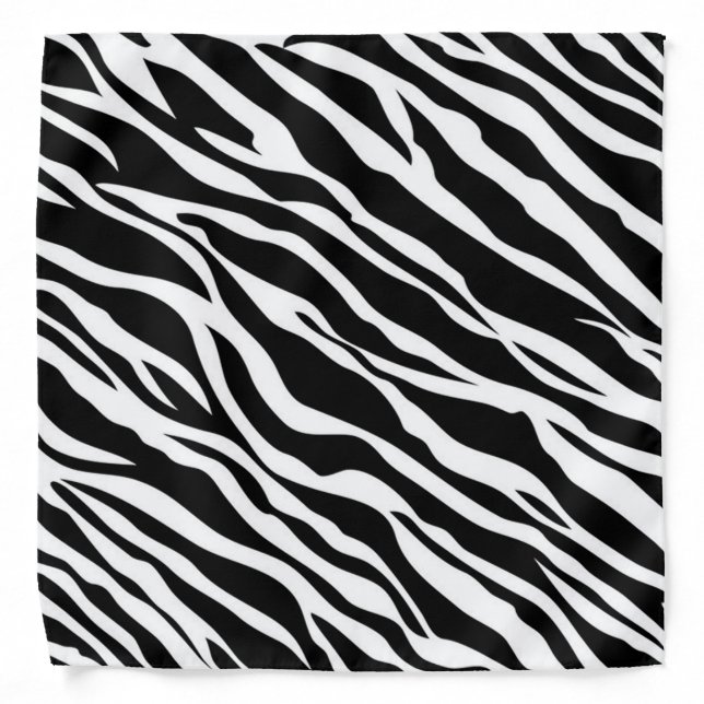 Zebra Print Bandana (Front)