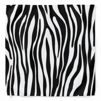 Zebra Print Bandana