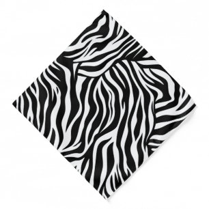 Zebra Print Bandana