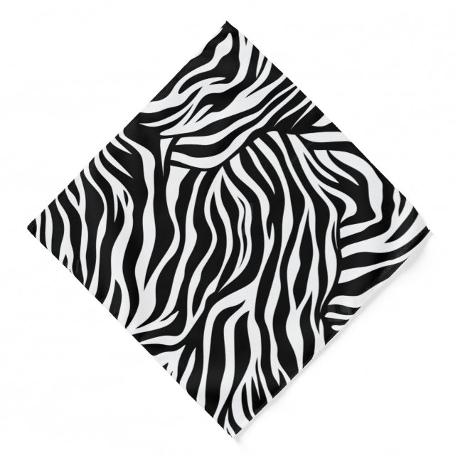 Zebra Print Bandana (Front)