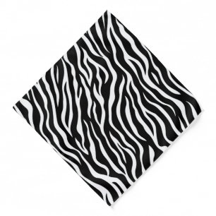Zebra Print Bandana
