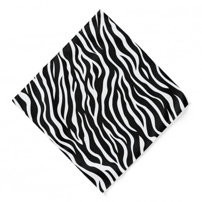 Zebra Print Bandana (Front)