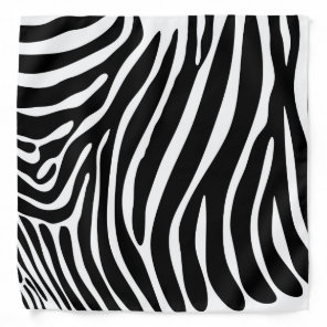 Zebra Print Bandana