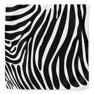 Zebra Print Bandana