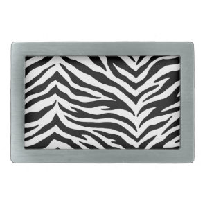 Zebra Print Belt Buckle