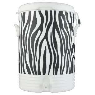 Zebra Print Beverage Cooler
