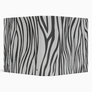 zebra print binder