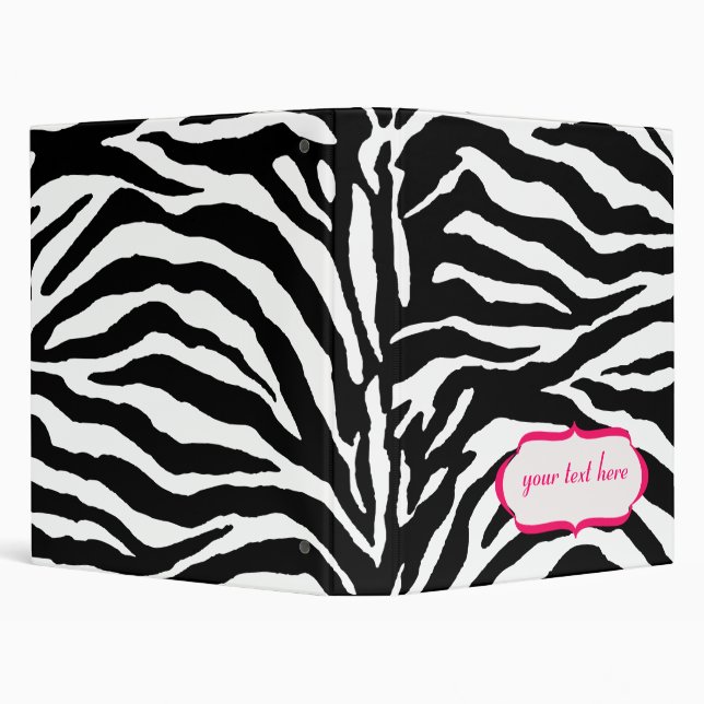 Zebra print binders (Background)