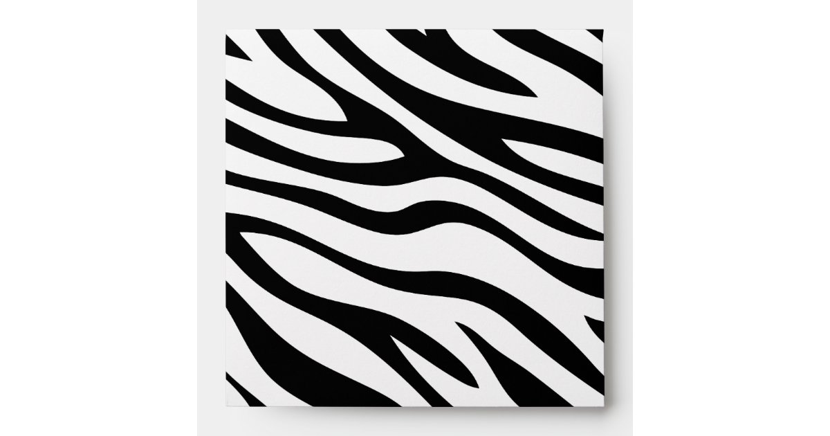 Zebra Print Birthday Envelopes | Zazzle.com