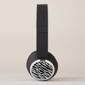Zebra Print Bluetooth Headphones (Right)