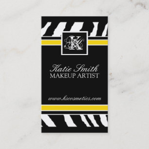 Zebra Print  Business Card