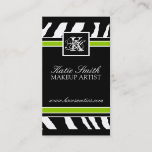 Zebra Print Business Card