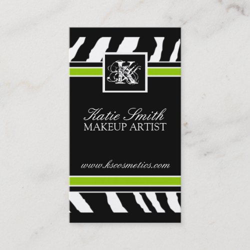 Zebra Print  Business Card