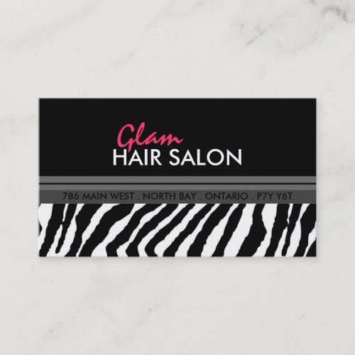 Zebra Print - Business Card