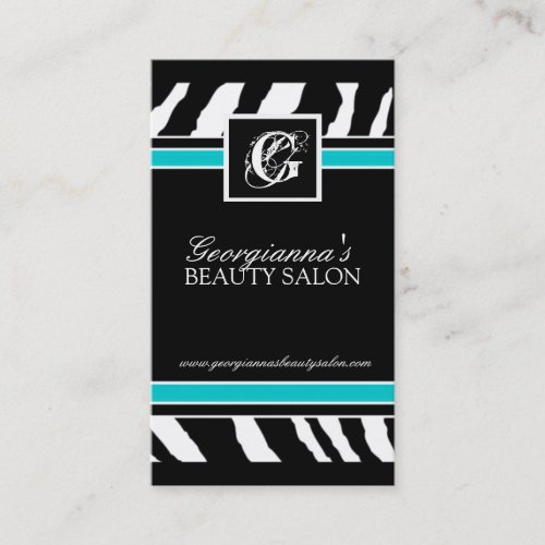 Zebra Print  Business Card