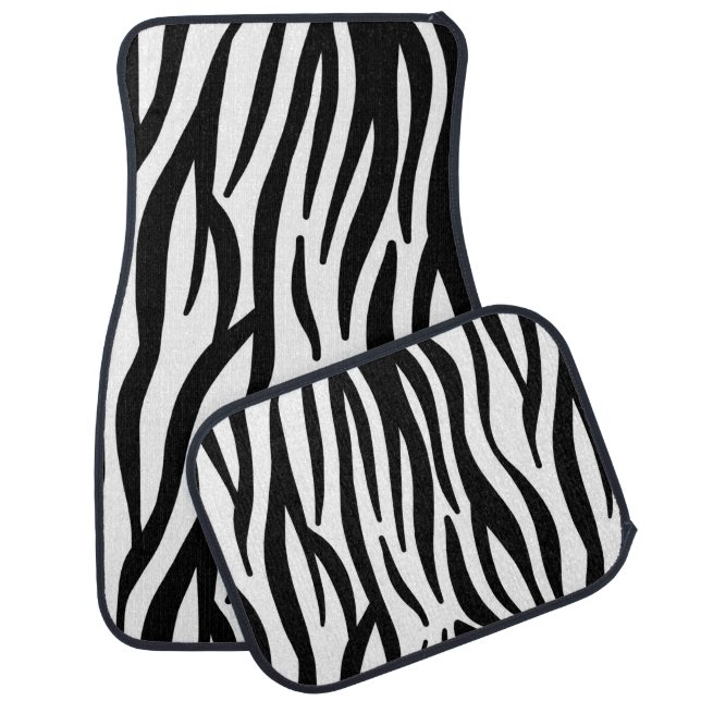 zebra print car mats (Set)
