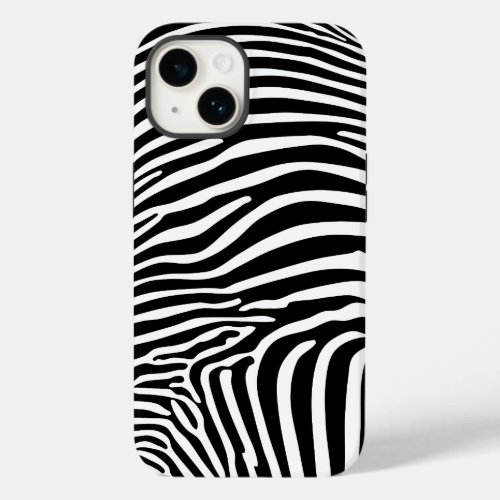 Zebra Print Case_Mate iPhone 14 Case