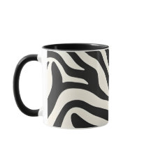 Zebra Print Ceramic Mug