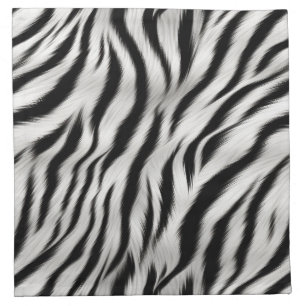 Zebra Print Cloth Napkin